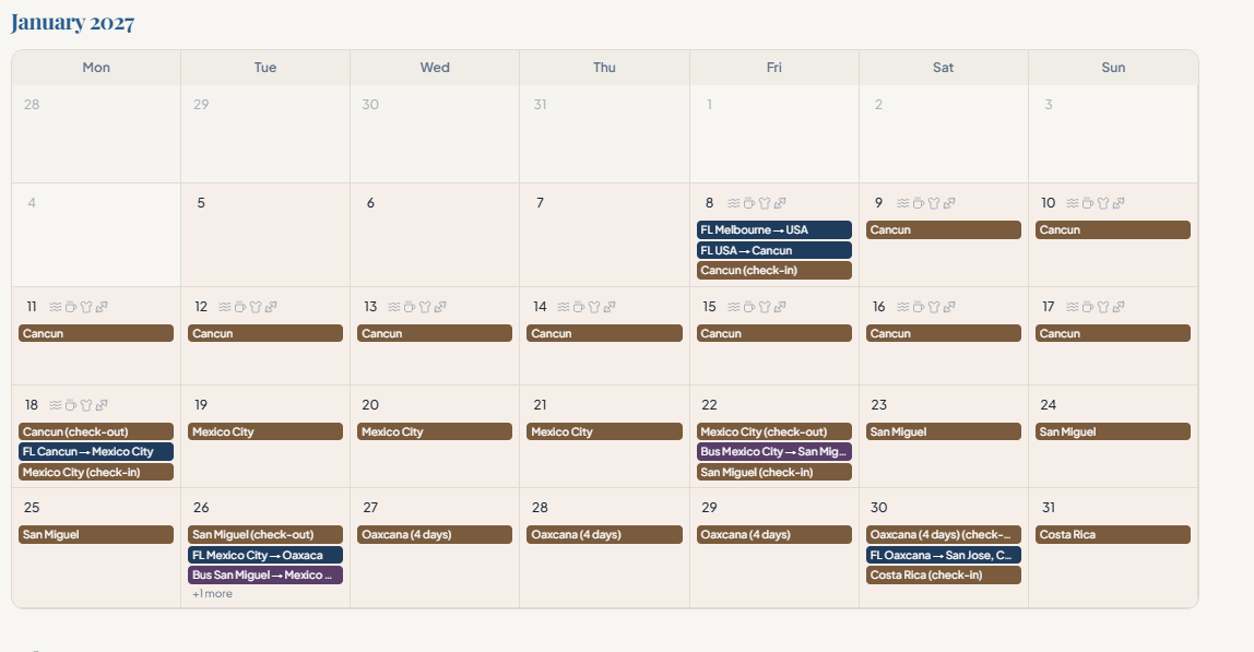 App interface preview